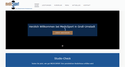 Desktop Screenshot of medicsport.de